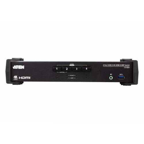 Переключатель KVM Aten CS1824-AT-G KVM+Audio+USB 3.1 Gen1, 1 user USB+HDMI- 4 cpu USB+HDMI