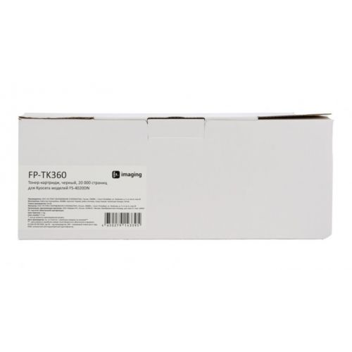 Тонер-картридж F+ FP-TK360 черный, 20 000 страниц, для Kyocera моделей FS-4020DN
