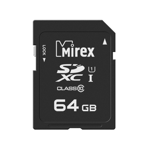 Карта памяти 64GB Mirex 13611-SD10CD64 SDXC Class 10 UHS-I