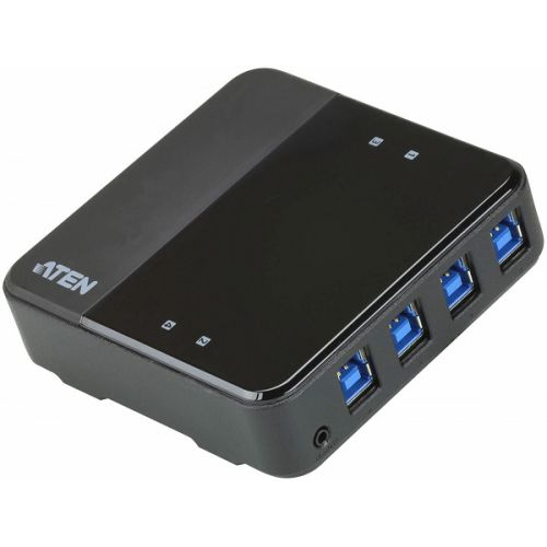 Коммутатор Aten US3344-AT 4-портовый USB 3.2 Gen1 коммутатор для совместного использования 4-х периф