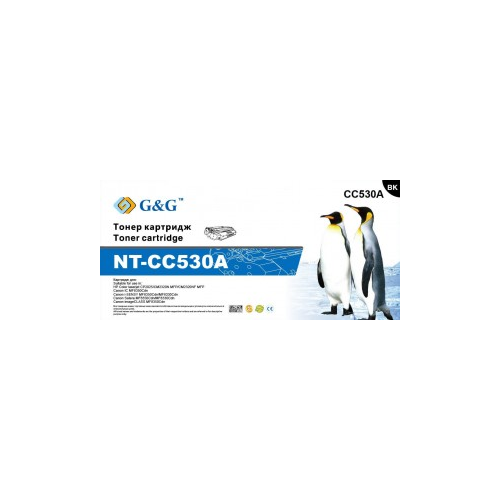 Тонер-картридж черный G&G NT-CC530A для HP Color LaserJet CM2320, CP2025 Series