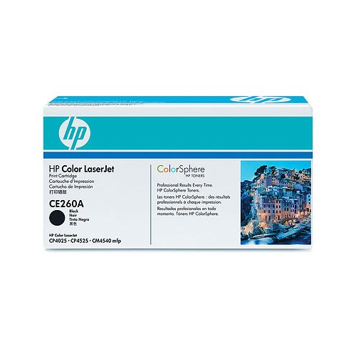 Картридж HP 647A CE260A для принтера Color LaserJet Enterprise CP4525/4025,чёрный,8500 стр