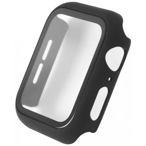 Защитное стекло Red Line УТ000022678 для Apple Watch (s4/s5/s6/SE) - 40 mm с бампером, чёрная рамка