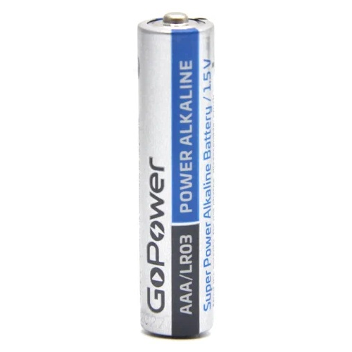 Батарейка GoPower LR03 00-00015600 AAA Shrink 2 Alkaline 1.5V (бокс 40 шт)