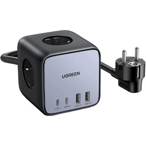 Зарядное устройство сетевое UGREEN CD268 60113_ DigiNest Cube Charging Station 65W with 2*USB-C and