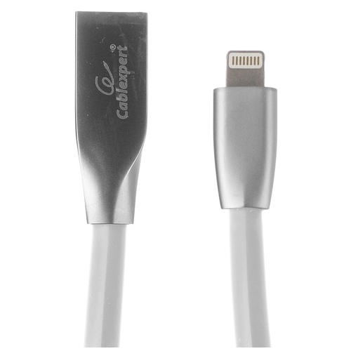 Кабель Cablexpert CC-G-APUSB01W-1.8M для Apple, AM/Lightning, серия Gold, длина 1.8м, белый, блистер