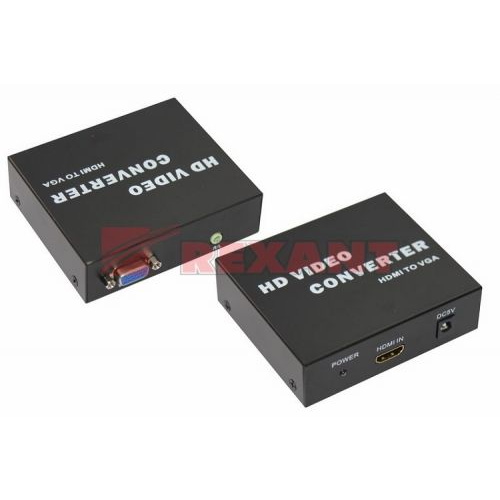 Конвертер Rexant 17-6908 HDMI на VGA + 3.5 mm Аудио