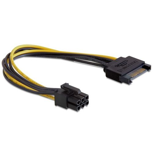 Разветвитель Cablexpert CC-PSU-SATA SATA->PCI-Express 6pin, 20см
