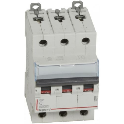 Автоматический выключатель Legrand 409256 DX³ 10000 - 16 кА - тип характеристики С, 3П, 400 В~, 25 А