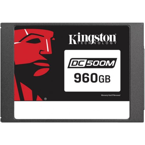 Накопитель SSD 2.5'' Kingston SEDC500M/960G DC500M 960GB 3D TLC SATA3 555/520MB/s 98K/70K IOPS MTBF