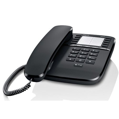 Телефон проводной Gigaset DA510 S30054-S6530-S301 черный