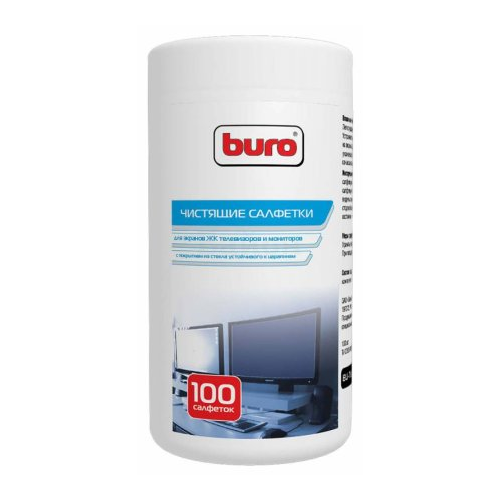 Салфетка Buro BU-Tscrl для экранов ЭЛТ мониторов/плазменных/ЖК телевизоров/мониторов с покрытием из