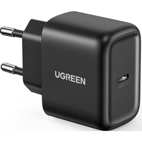 Зарядное устройство сетевое UGREEN CD250 50581_ USB Type-C, 25W, с кабелем 2м, цвет: черный