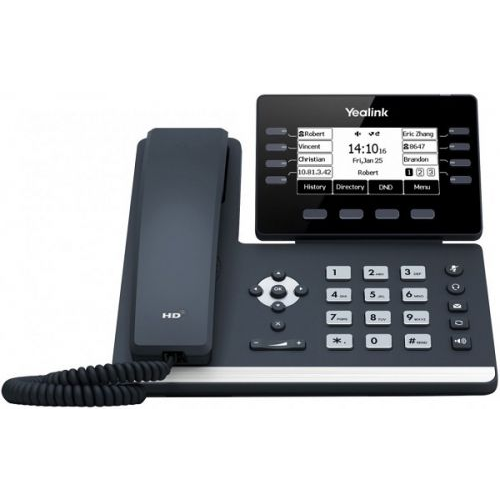 Телефон SIP Yealink SIP-T53 3.7", 12 SIP аккаунтов, Opus, 8*BLF, PoE, USB, GigE, без БП