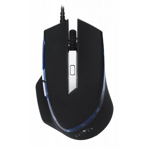 Мышь Oklick 715G 754785 черная, 1600dpi, USB, 5 кнопок