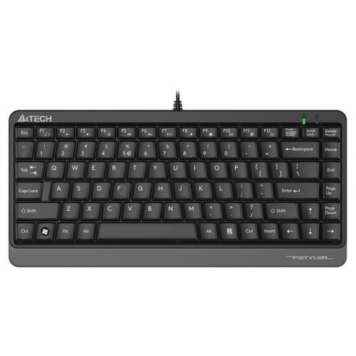 Клавиатура A4Tech Fstyler FKS11 черный/серый USB 1530201