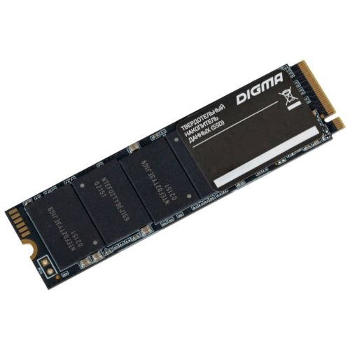 Накопитель SSD M.2 2280 Digma DGST4002TG33T Top G3 2TB PCI-E 4.0 x4 NVMe 3D TLC 7400/6700MB/s MTBF 1