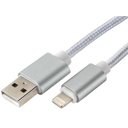 Кабель Cablexpert CC-U-APUSB02S-3M для Apple, AM/Lightning, серия Ultra, длина 3м, серебристый, блис