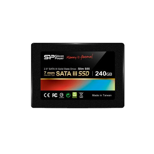 Накопитель SSD 2.5'' Silicon Power SP240GBSS3S55S25 Slim S55 240GB Phison PS3108 SATA 6Gb/s 550/450M