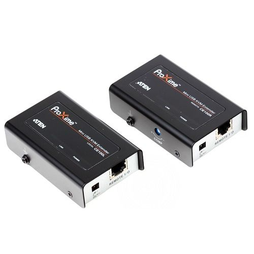 Удлинитель Aten CE100-A7-G SVGA+KBD+MOUSE USB, 100 м, 1xUTP Cat5e, HD-DB15+USB A-тип/USB B-тип, Fema