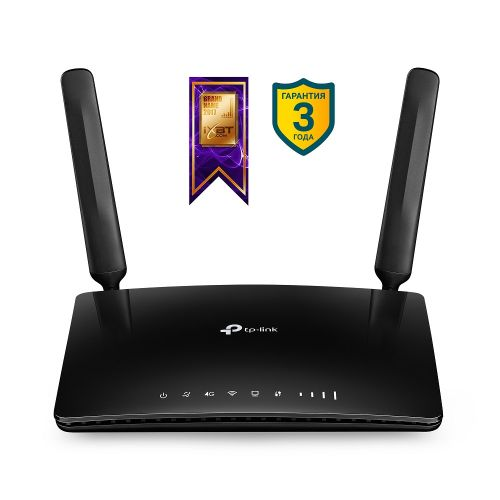Роутер TP-LINK Archer MR200 Wi-Fi 802.11 a/b/g/n/ac, 2.4/5ГГц, 3xLAN 10/100 Мбит/с, 1xLAN/WAN, 4G LT