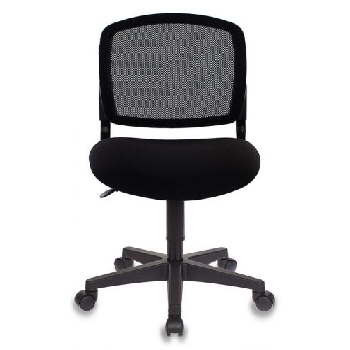 Кресло Бюрократ CH-296NX цвет черный, сиденье черное, 15-21 крестовина пластик