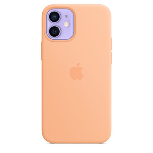 Чехол Apple Silicone Case with MagSafe MJYW3ZE/A для iPhone 12 mini, cantaloupe