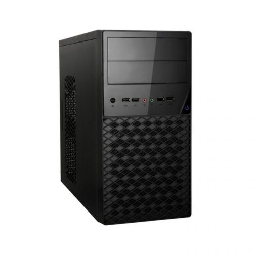 Корпус mATX Exegate BA-203U EX284030RUS minitower, AA400, 80mm, 3*USB 2.0+1*USB 3.0, Audio, black