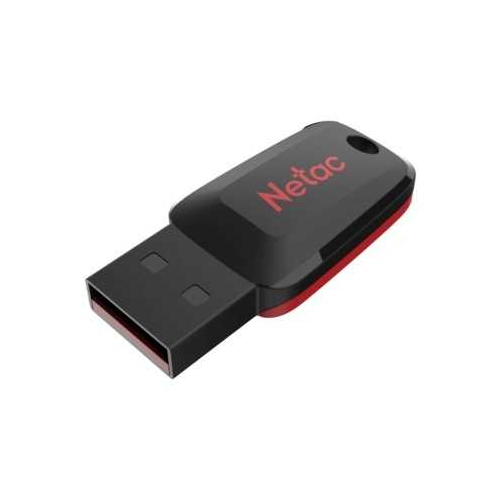 Накопитель USB 2.0 32GB Netac NT03U197N-032G-20BK U197, черный