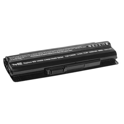 Аккумулятор для ноутбука MSI TopOn TOP-CR650 MegaBook CR650, FR600, FX400, GE620 Series. 10.8V 4400m