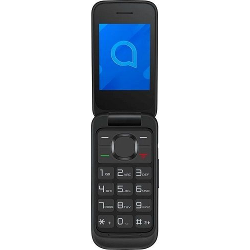 Мобильный телефон Alcatel 2057D OneTouch 2057D-3AALRU12 2.4", 240x320, черный, раскладной, 2 Sim, 0