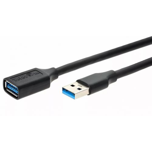 Кабель интерфейсный USB 3.0 Telecom TUS708-3M удлинительный USB3.0 A(M)/(F), черный, 3m