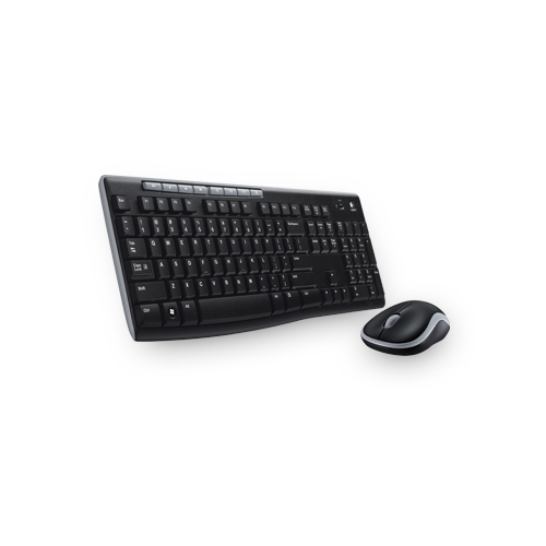 Клавиатура и мышь Wireless Logitech Combo MK270 920-004518 black, USB, OEM, / 920-003381 / 920-00450