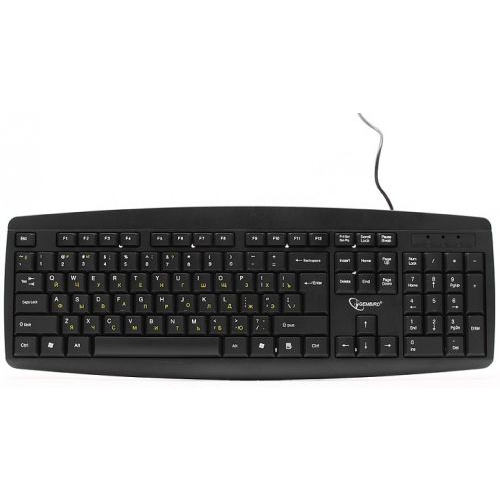 Клавиатура Gembird KB-8351U черная, USB, 104 кнопки