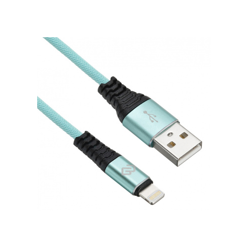 Кабель интерфейсный Digma 1080335 USB (m)-Lightning (m) 1.2м зеленый