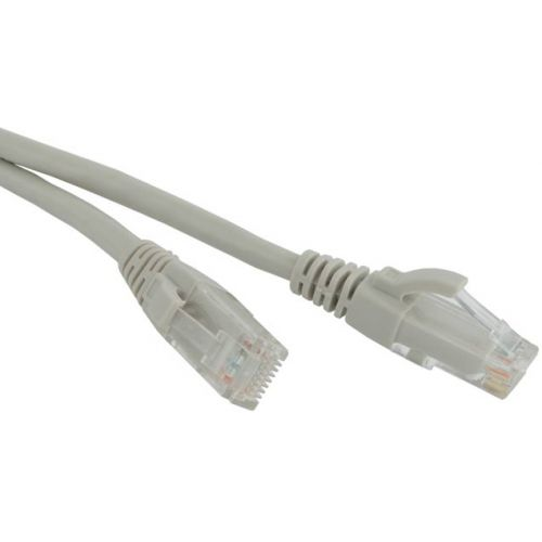 Кабель патч-корд UTP 6 кат. 15м. Hyperline PC-LPM-UTP-RJ45-RJ45-C6-15M-LSZH-GY LSZH, серый