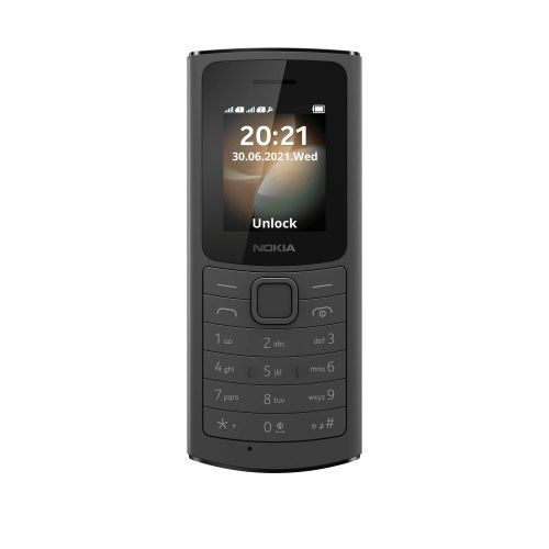 Мобильный телефон Nokia 110 DS TA-1386 4G 16LYRB01A01 black/1.8''/128MB/48MB(ROM/RAM)/2 Sim/LTE/GSM/