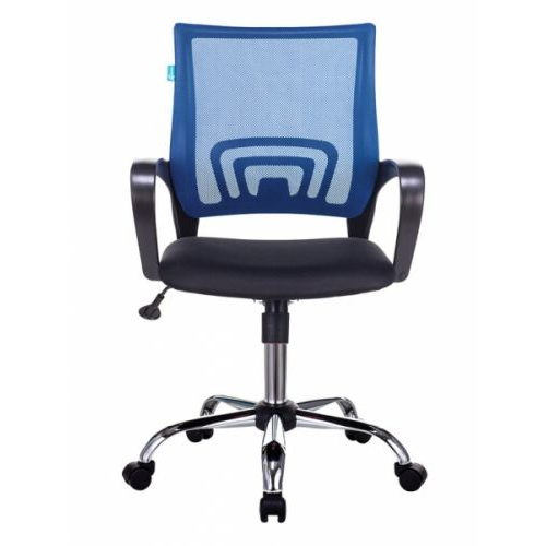 Кресло Бюрократ CH-695N цвет синий TW-05, сиденье черное TW-11 сетка/ткань крестовина пластик
