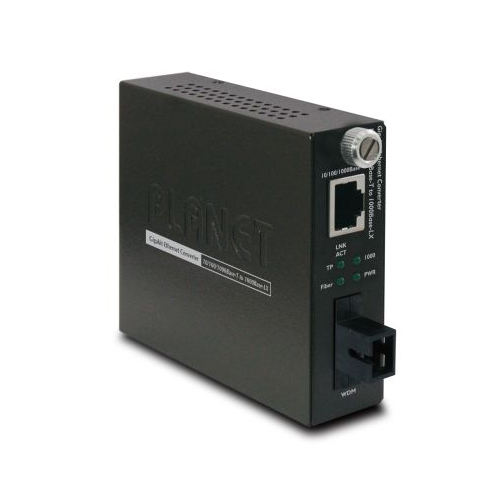 Медиа-конвертер Planet GST-806A60 10/100/1000Base-T to 1000Base-LX(WDM) Smart Media Converter-TX:131