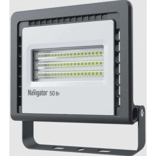 Прожектор светодиодный Navigator NFL-01-50-4K-LED 50Вт, 200–240В, 4000К, 4100лм, 180х183х38мм, черны