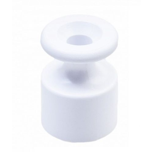 Изолятор Bironi B1-551-21-100 белый, пластиковый (100 штук в упаковке)