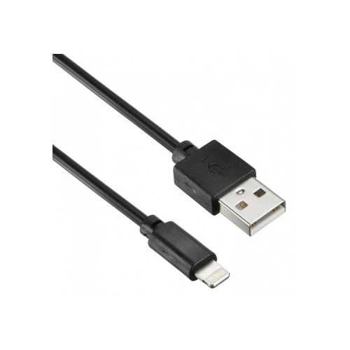 Кабель интерфейсный Digma 1084553 USB (m)-Lightning (m) 1.2м черный
