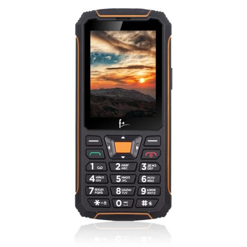 Мобильный телефон F+ R280 Black-orange 2SIM, 2.8" IPS 2500mAh