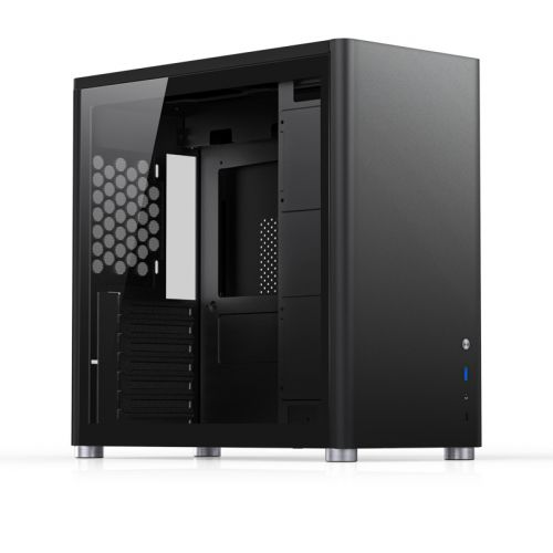 Корпус ATX JONSBO D40 Black черный, без БП, боковые панели из закаленного стекла, USB Type-C, USB 3