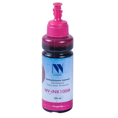 Чернила NVP NV-INK100U magenta для Сanon/Epson/НР/Lexmark 100 ml