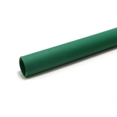 Термоусаживаемая трубка DKC 2NF201191G самозатухающая, 19,1/9,5 мм, цвет зелёный, "Quadro" (уп/25 шт