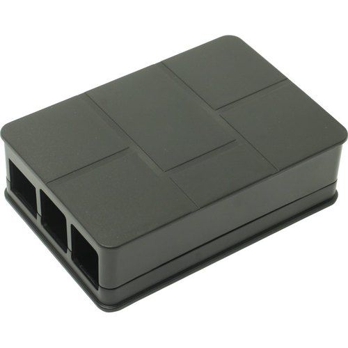 Корпус ACD RA186 black ABS Plastic Case Brick style w/ Camera cable hole for Raspberry Pi 3 B