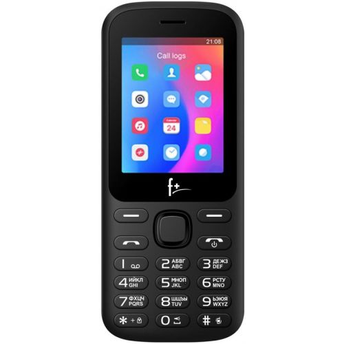 Мобильный телефон F+ F257 Black 2SIM, 2.4'' 240х320, 32/32MB, up to 16GB flash, 0.08Mpix, BT, Micro-