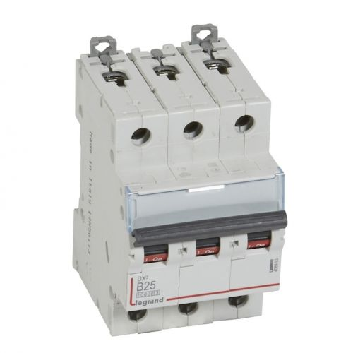 Автоматический выключатель Legrand 408993 DX³ 10000 - 16 кА - тип характеристики B, 3П, 400 В~, 25 А