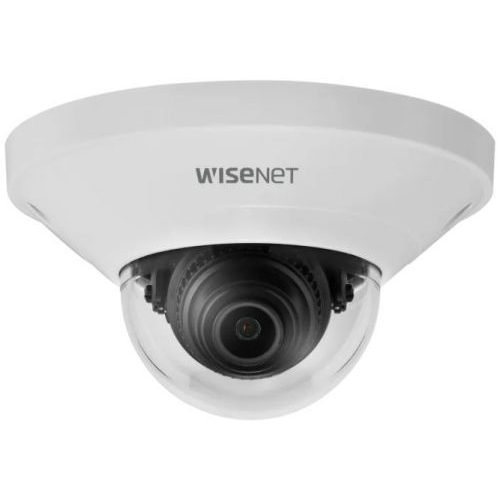 Видеокамера IP Wisenet QND-8011 внутренняя купольная миниатюрная; 1/2.8" CMOS, 5 МП (2592x 944), 25к